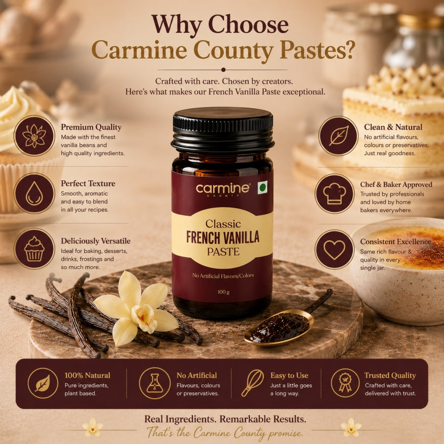 Zero Sugar Vanilla Paste Combo | Pack of 3 | For Coffee & Milkshakes | 100 g each