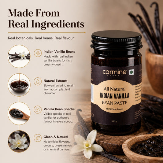 Zero Sugar Indian Vanilla Bean Paste | For Coffee & Milkshakes | 100 g