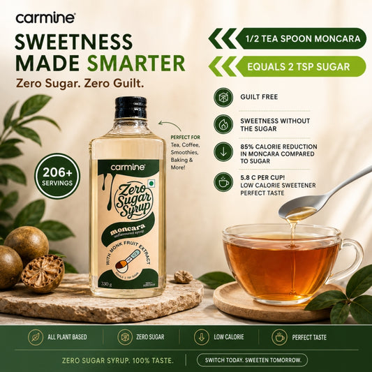 Zero Sugar Syrup | Unflavored | Powered by 100% Pure Monk Fruit | Low Calorie Sweetener | 5.8C per Serving