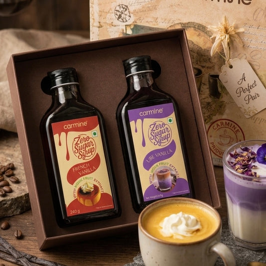 Zero Sugar Syrups Gift Pack | Ube Vanilla and French Vanilla | 240 g each