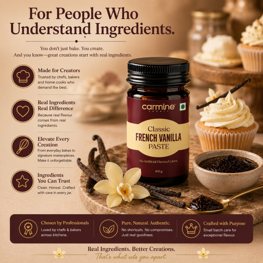 Zero Sugar Vanilla Paste Combo | Pack of 3 | For Coffee & Milkshakes | 100 g each