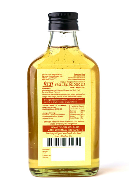 Zero Sugar Syrups Gift Pack | Bourbon Vanilla and Orange Burst Syrup | 240 g each