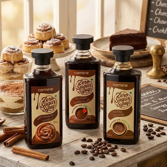Zero Sugar Syrups | Cozy Nights Pack | Pack of 3 Flavours | 330 g each