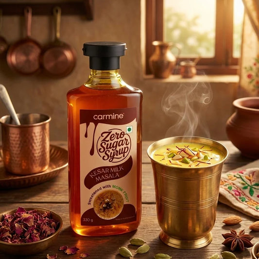 Zero Sugar Syrups | Desi Indulgence Box | Pack of 3 Flavours | 330 g each
