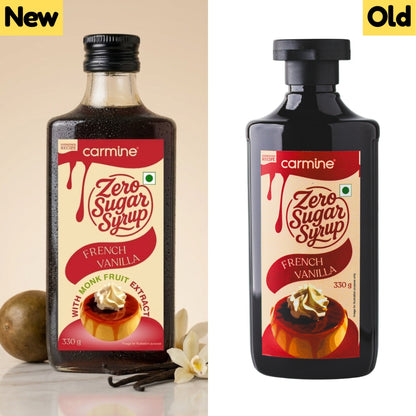 Zero Sugar Syrup - Natural, Plant-Based, Contains Monk Fruit Extract
