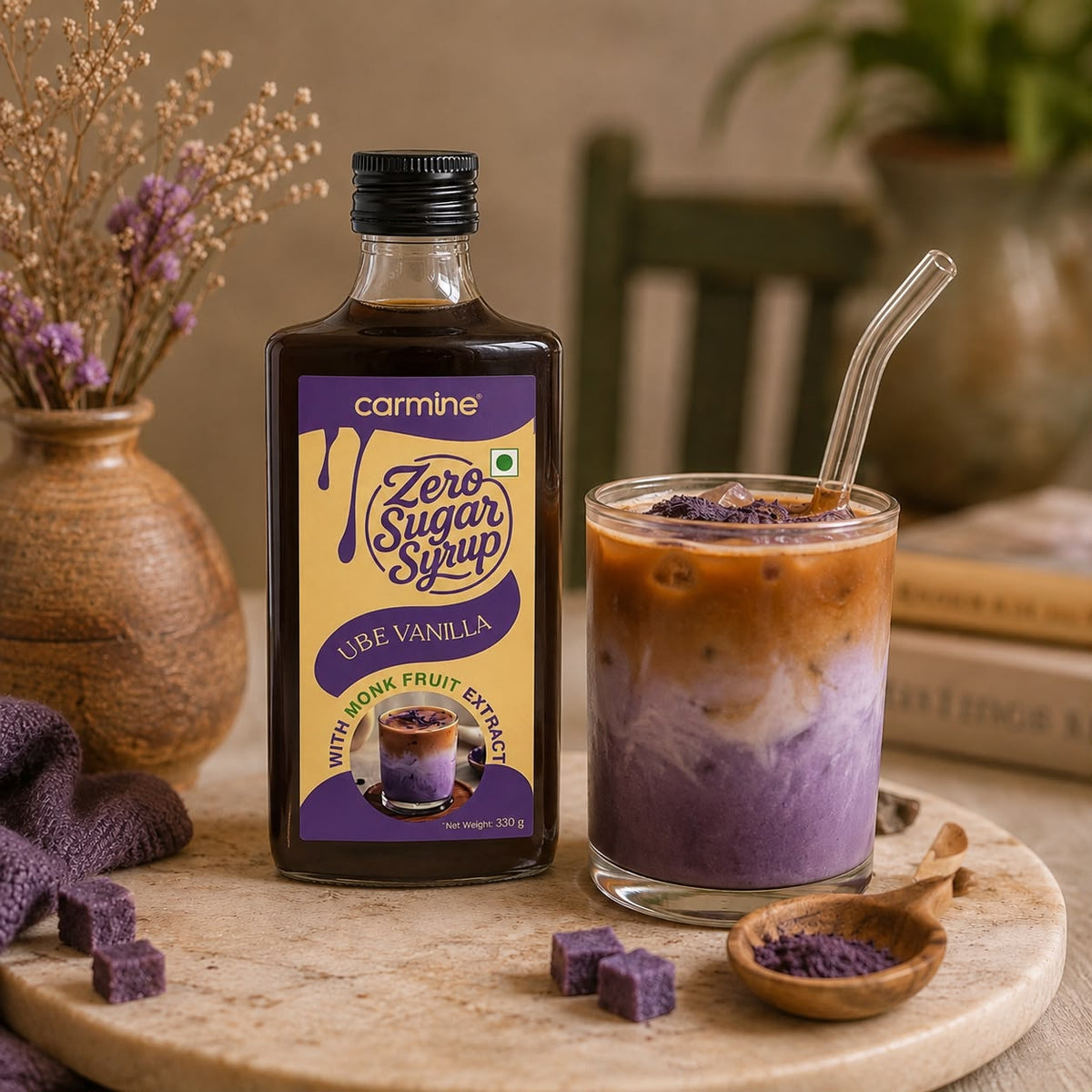 Zero Sugar Syrup - Natural, Plant-Based, Contains Monk Fruit Extract