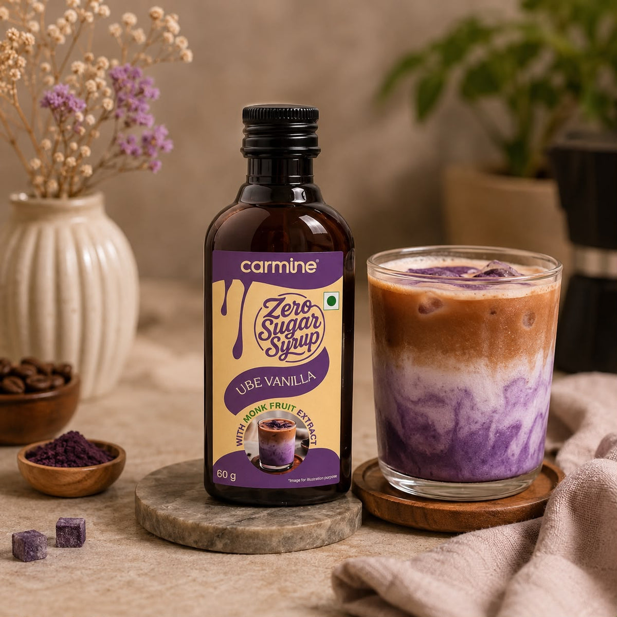Zero Sugar Syrup - Natural, Plant-Based, Contains Monk Fruit Extract