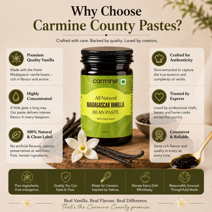 Zero Sugar Vanilla Paste Combo | Pack of 3 | For Coffee & Milkshakes | 100 g each