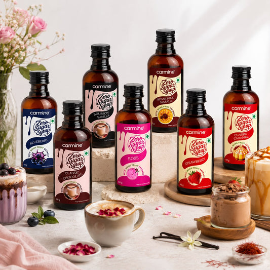 Zero Sugar Syrups | Magical Milkshakes | Pack of 7 Flavours | 60 g each