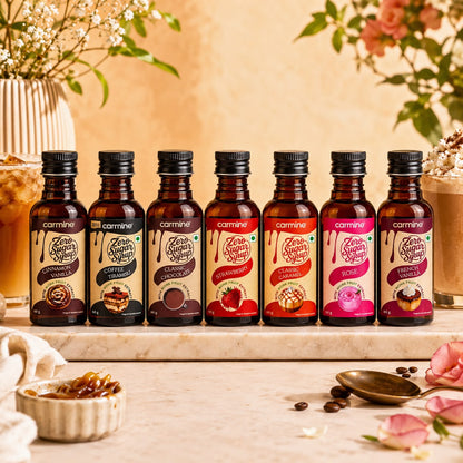 Zero Sugar Syrups | Best Sellers | Pack of 7 Flavours | 60 g each