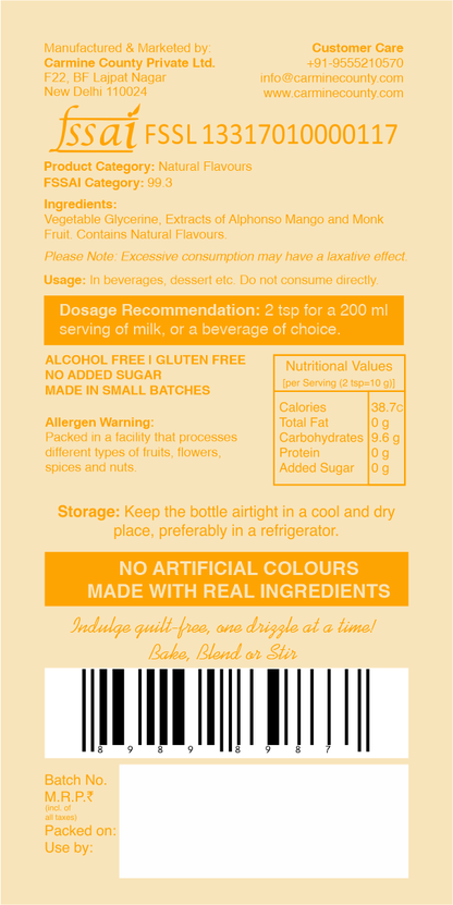 Zero Sugar Syrups | Desi Indulgence Box | Pack of 3 Flavours | 330 g each
