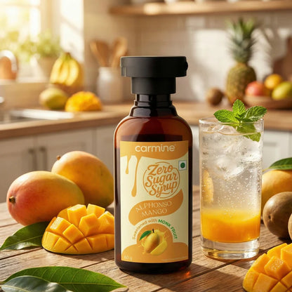 Zero Sugar Syrup - Natural, Plant-Based, Contains Monk Fruit Extract