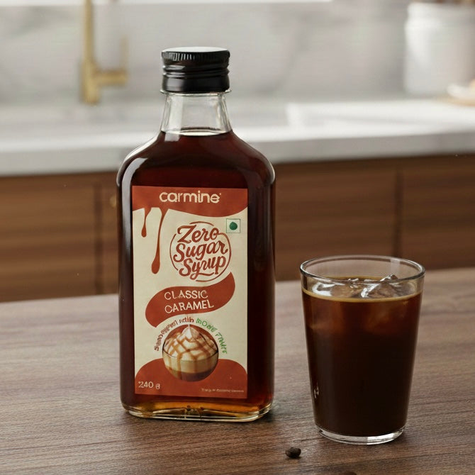 Zero Sugar Syrups Gift Pack | Cinnamon Vanilla and Caramel Syrup | 240 g each