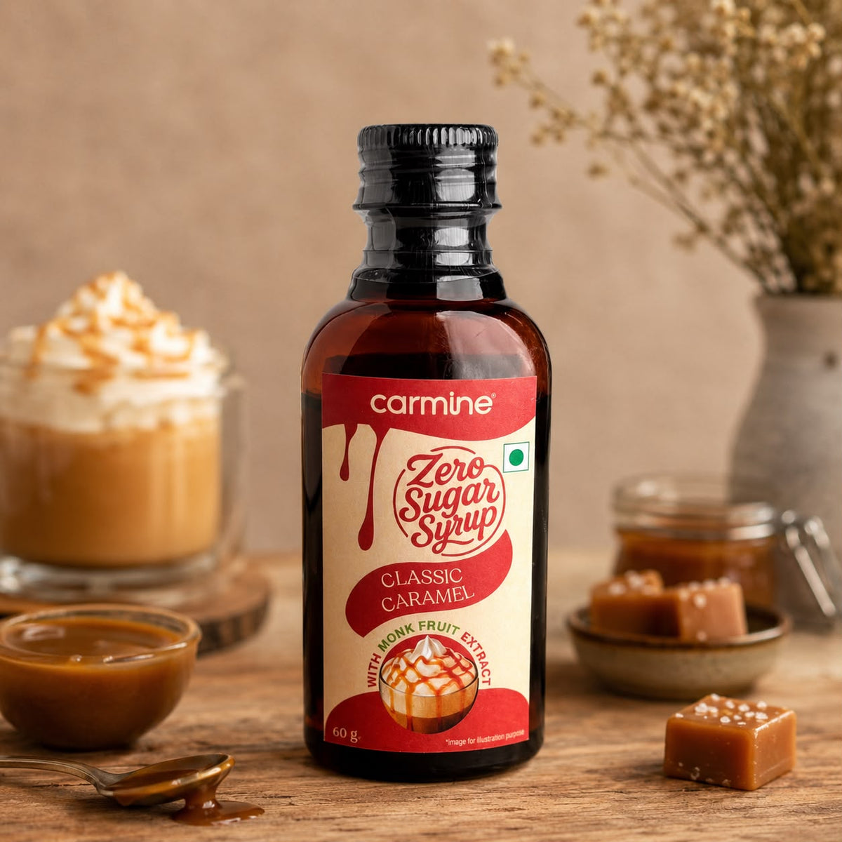 Zero Sugar Syrup - Natural, Plant-Based, Contains Monk Fruit Extract