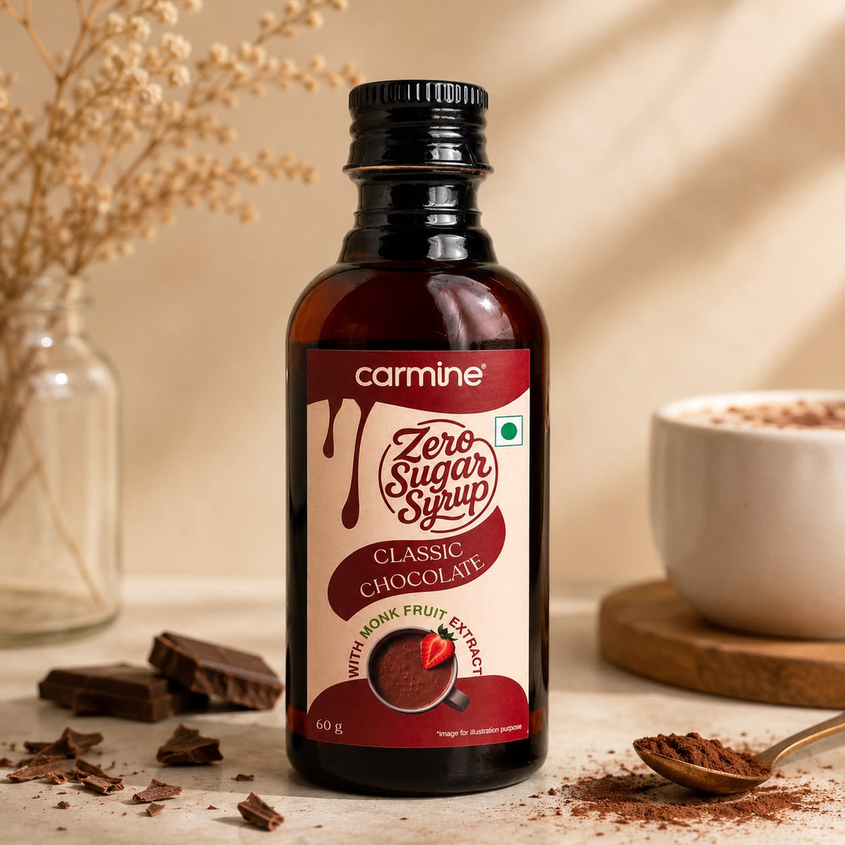 Zero Sugar Syrup - Natural, Plant-Based, Contains Monk Fruit Extract