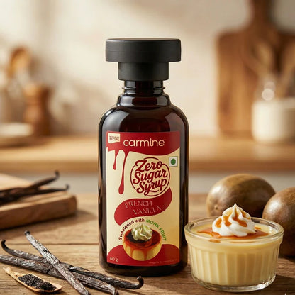 Zero Sugar Syrup - Natural, Plant-Based, Contains Monk Fruit Extract