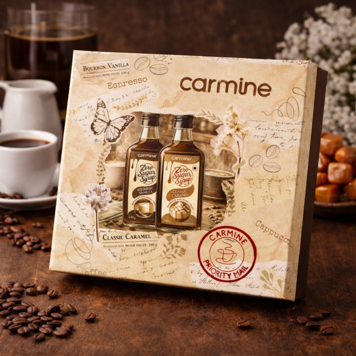 Zero Sugar Syrups Gift Pack | French Vanilla and Coffee Tiramisu Syrup | 240 g each