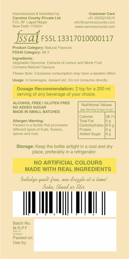 Zero Sugar Syrups | Summer in a Bottle | Pack of 3 Flavours | 330 g each