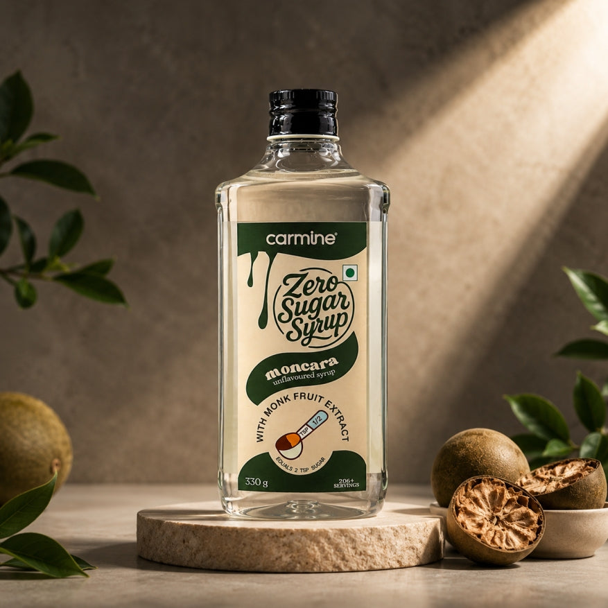 Zero Sugar Syrup | Unflavored | Powered by 100% Pure Monk Fruit | Low Calorie Sweetener | 5.8C per Serving