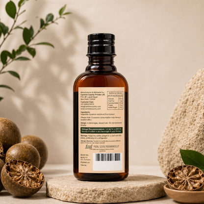 Zero Sugar Syrup | Unflavored | Powered by 100% Pure Monk Fruit | Low Calorie Sweetener | 5.8C per Serving