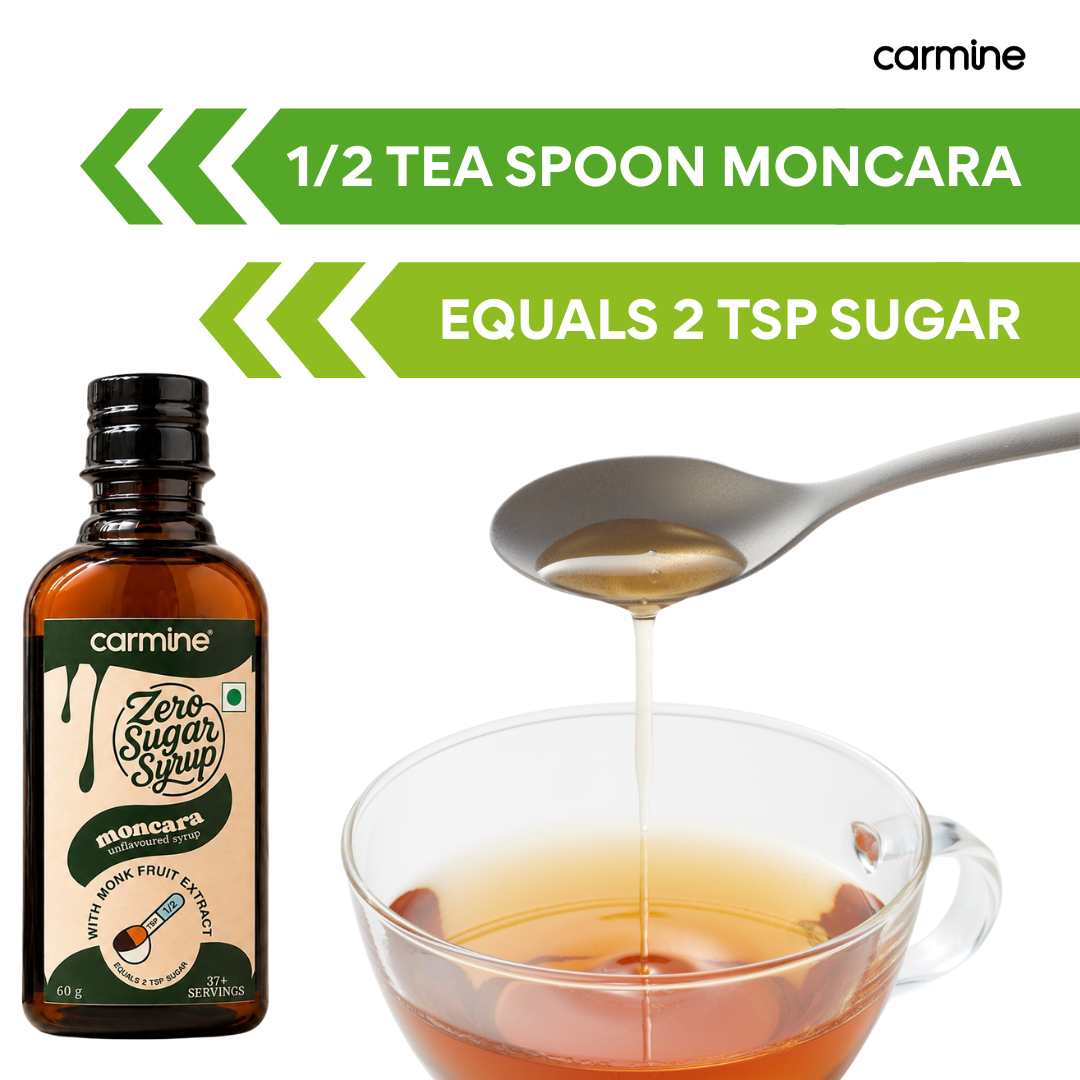 Zero Sugar Syrup | Unflavored | Powered by 100% Pure Monk Fruit | Low Calorie Sweetener | 5.8C per Serving