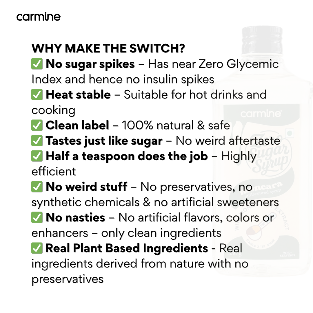 Zero Sugar Syrup | Unflavored | Powered by 100% Pure Monk Fruit | Low Calorie Sweetener | 5.8C per Serving