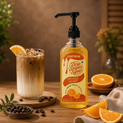 Zero Sugar Syrup - Natural, Plant-Based, Contains Monk Fruit Extract