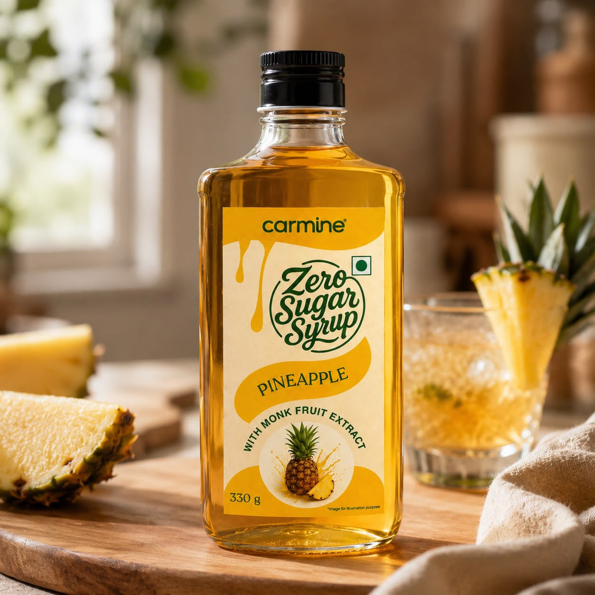 Zero Sugar Syrup - Natural, Plant-Based, Contains Monk Fruit Extract