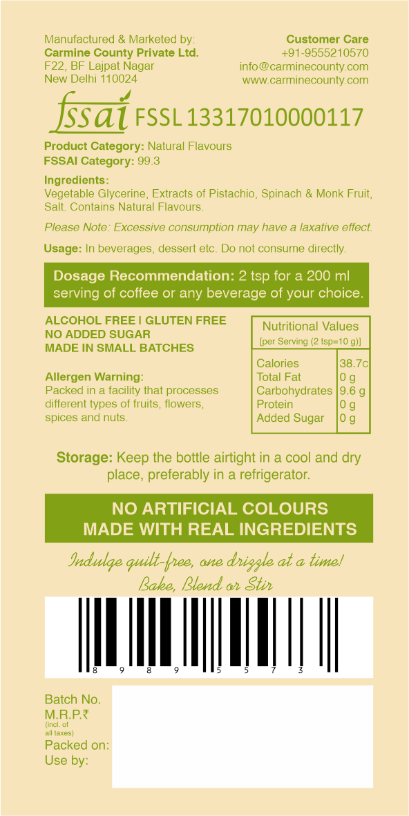 Zero Sugar Syrup - Pump Bottle - Natural, Plant-Based, Contains Monk Fruit Extract, 630 g