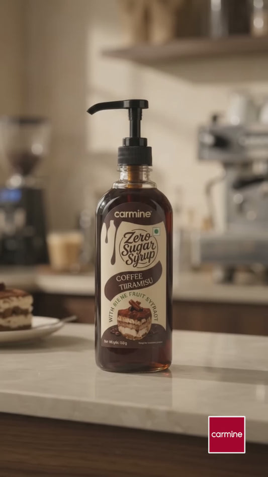 Zero Sugar Syrup - Natural, Plant-Based, Contains Monk Fruit Extract
