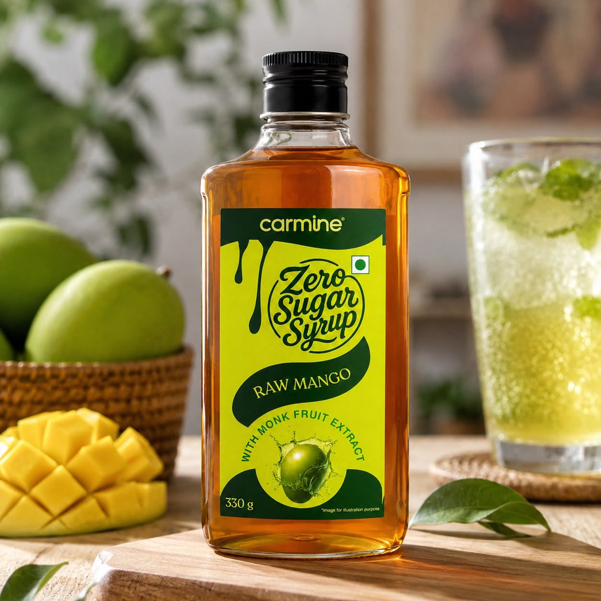 Zero Sugar Syrup - Natural, Plant-Based, Contains Monk Fruit Extract