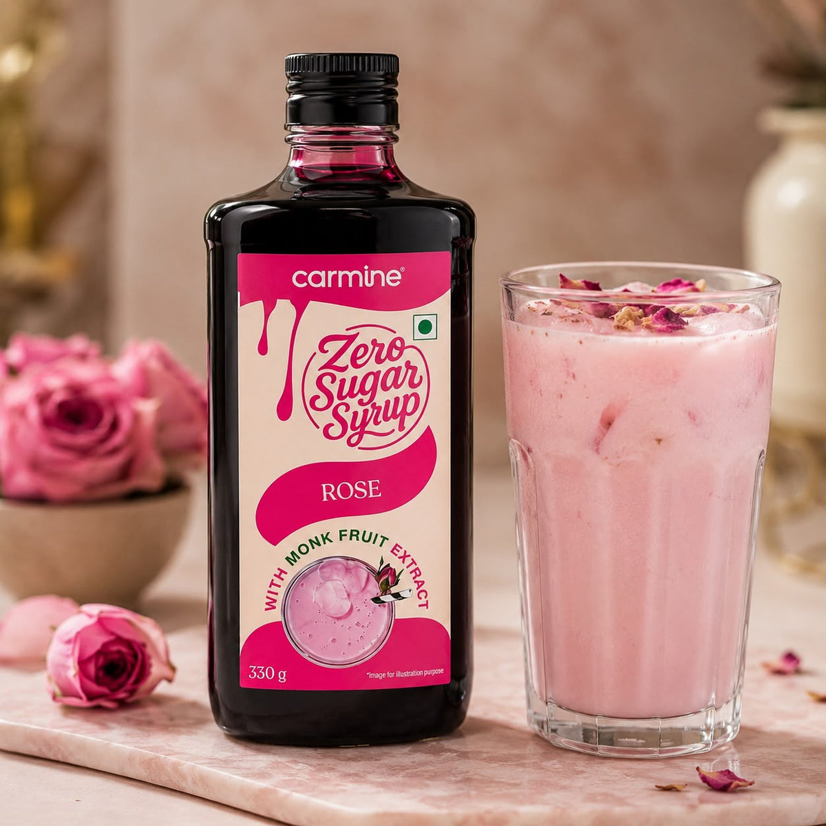Zero Sugar Syrups | Desi Indulgence Box | Pack of 3 Flavours | 330 g each