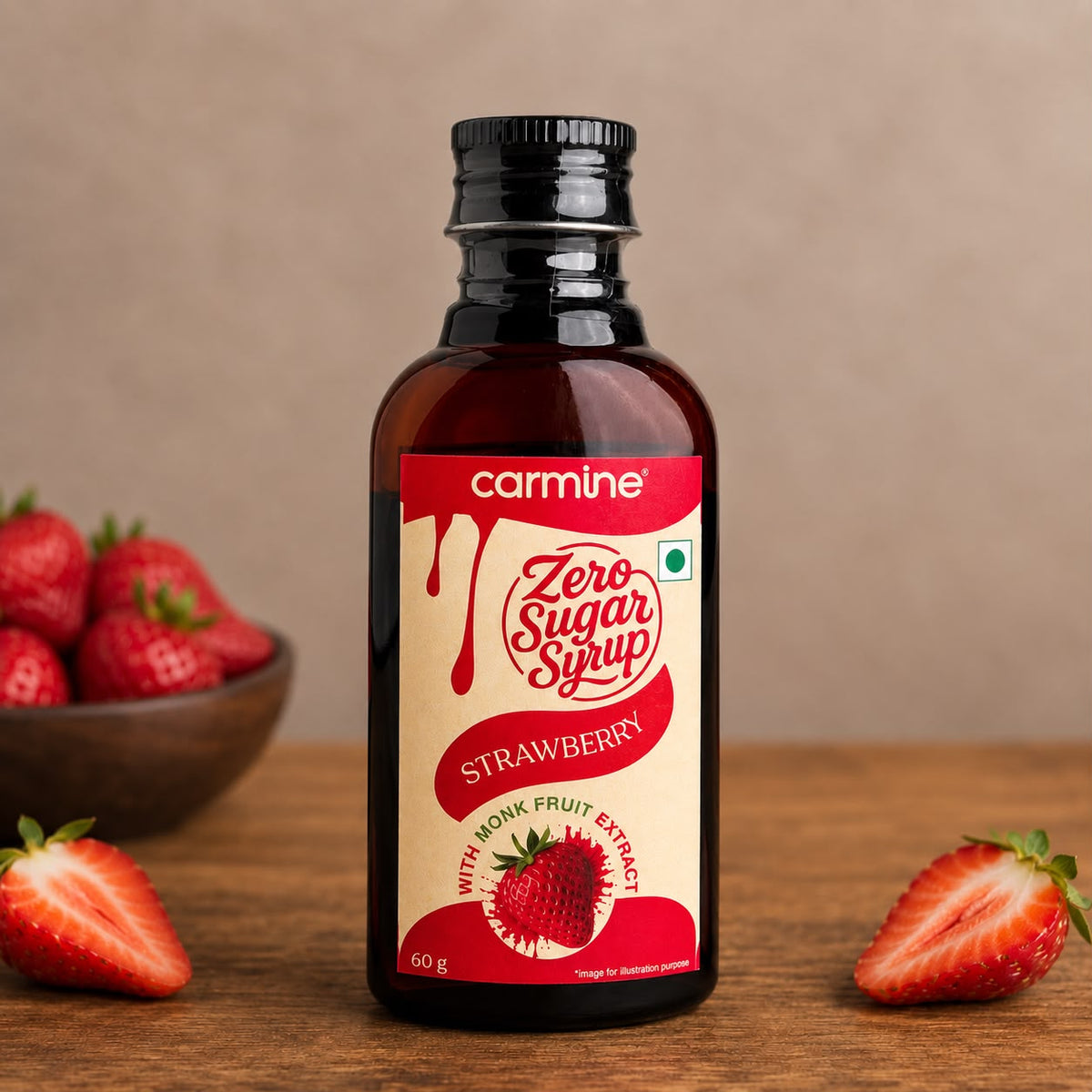 Zero Sugar Syrup - Natural, Plant-Based, Contains Monk Fruit Extract