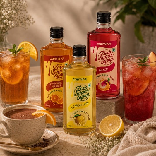 Zero Sugar Syrups | Summer in a Bottle | Pack of 3 Flavours | 330 g each